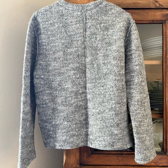 Zara Trafaluc Fall-Winter Collection Grey High Neck Sweater - Picture 9 of 14